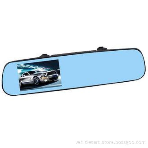 High Definition 1080p Rear View Mirror DVR , 4.3 Inch TFT L